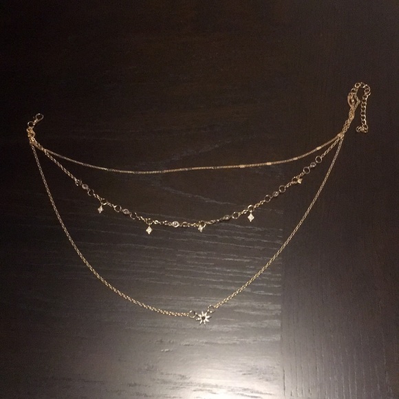 Boho necklace crystal star multi jewelry - Picture 6 of 7